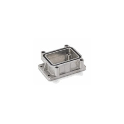 Embase encastrée 6B, Aluminium moulé sous pression, IP68/IP69K, Sortie basse